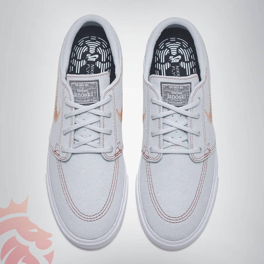 First Look: Nike SB Stefan Janoski Flyleather “Pure Platinum”