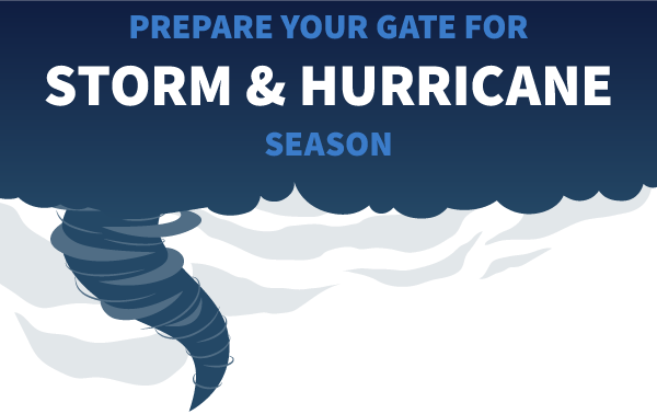 Gate Opener Security in Stormy Times: Your Hurricane Checklist