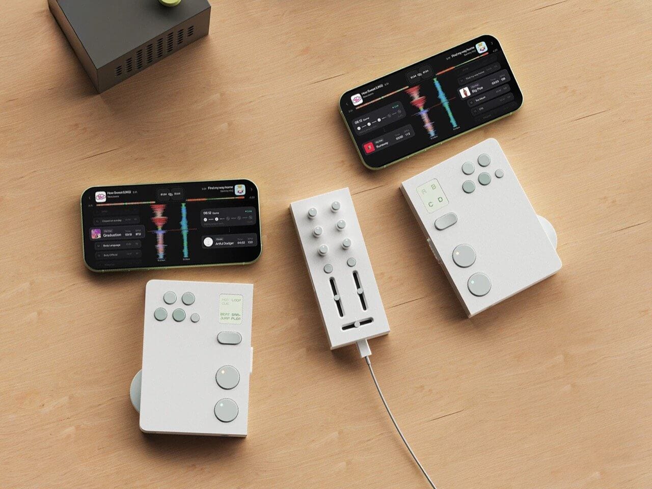 Nintendo Switch-Inspired DJ Console Splits in Two for Duo Deejaying Fun