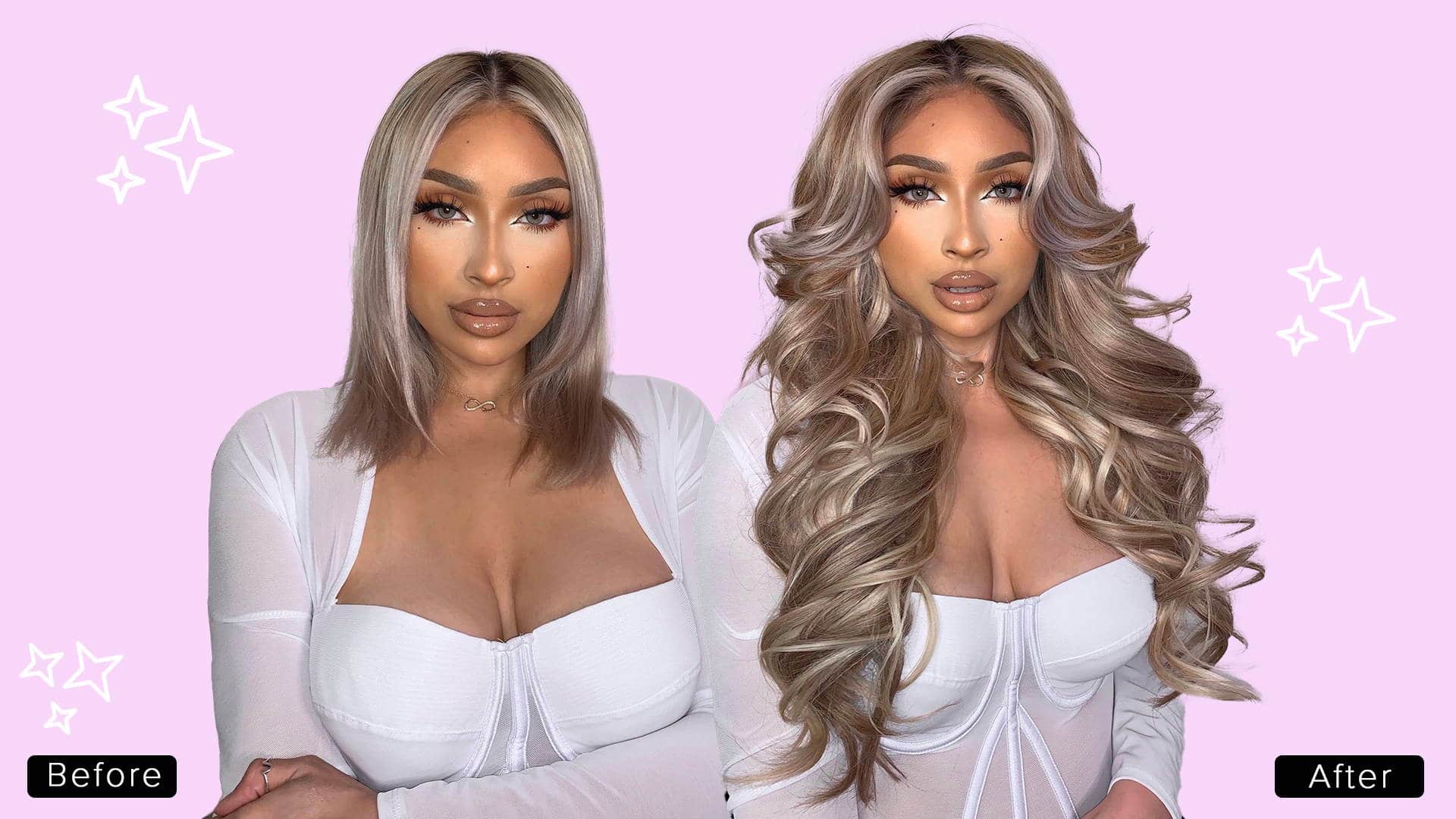 How To Blend Long Extensions With Short Hair