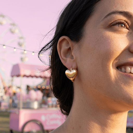 Solid 14K gold hoops and huggies
