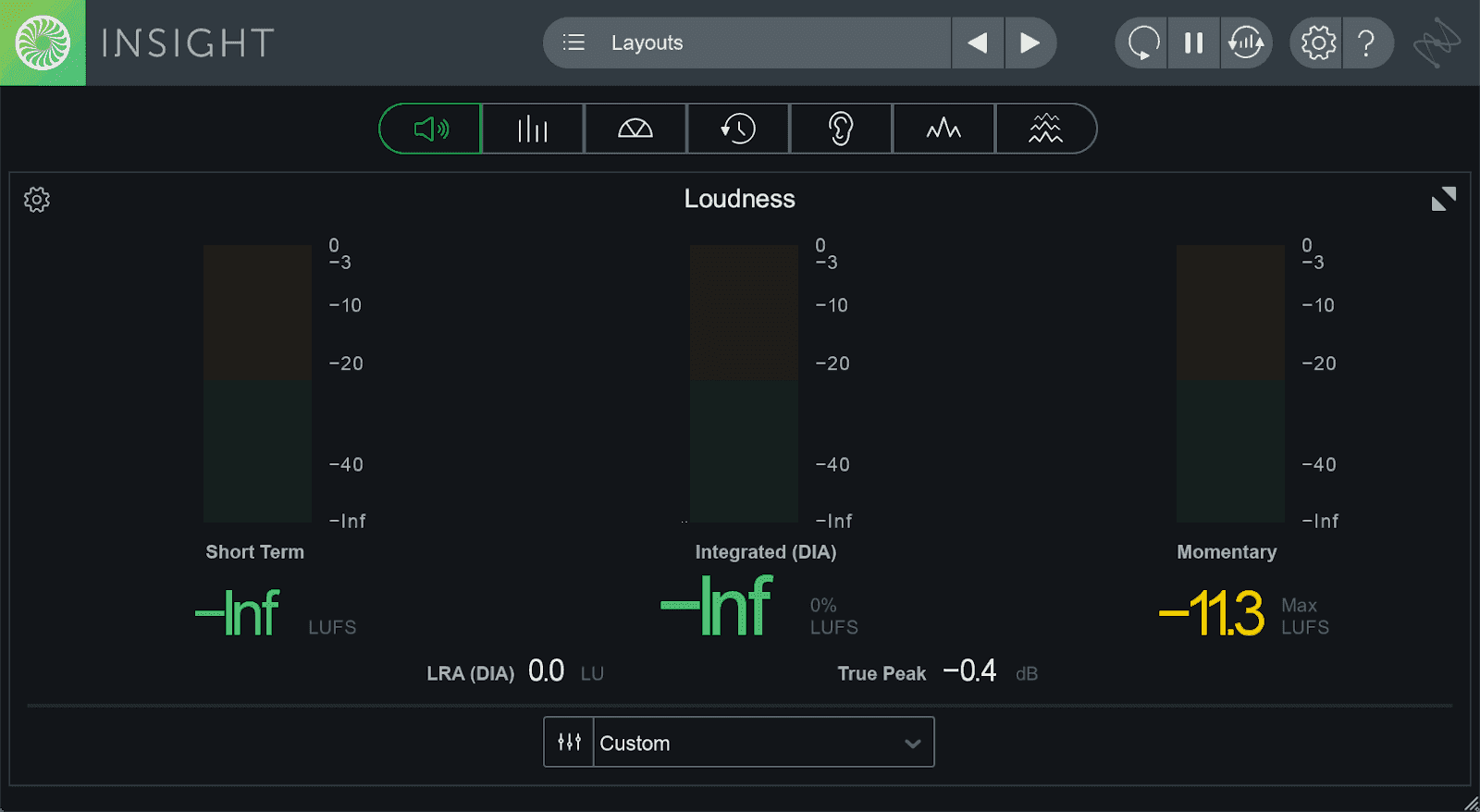 The Insight 2 Loudness module