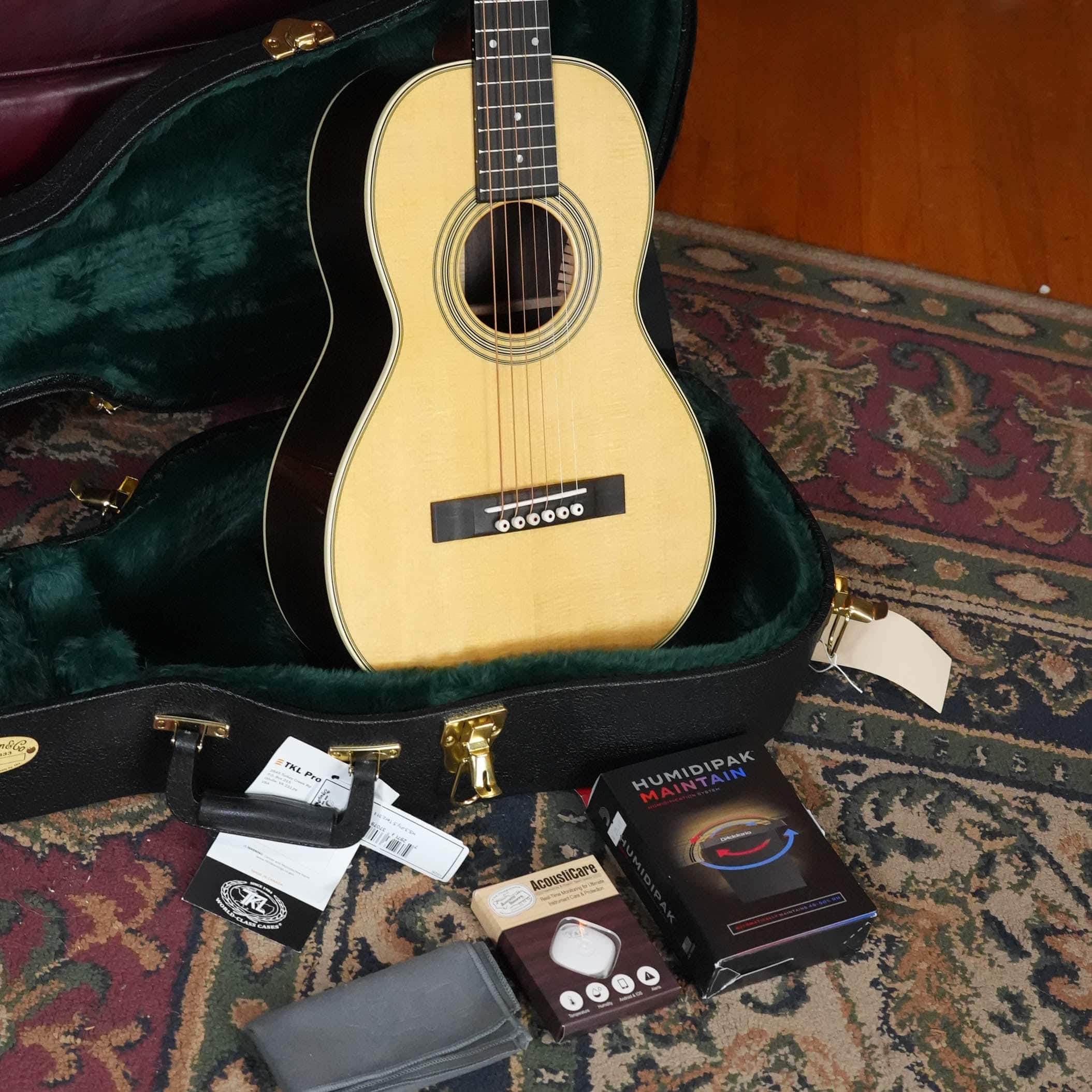 Martin 5-28 Terz small-body guitar with aging toner finish, in its case