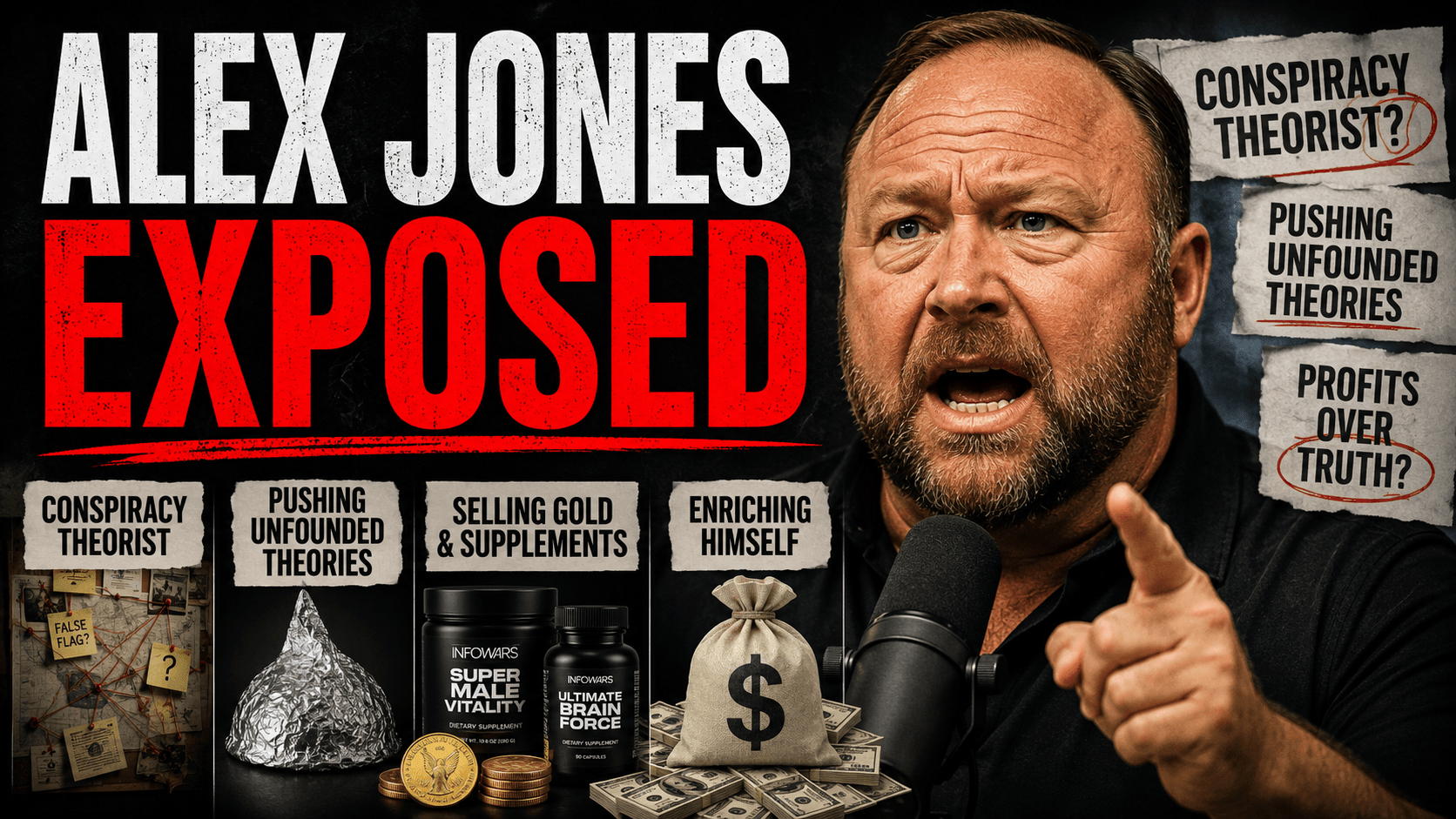 Alex Jones: Where the Truth LIES [Trump Exposed Part 3 by Agent131711]