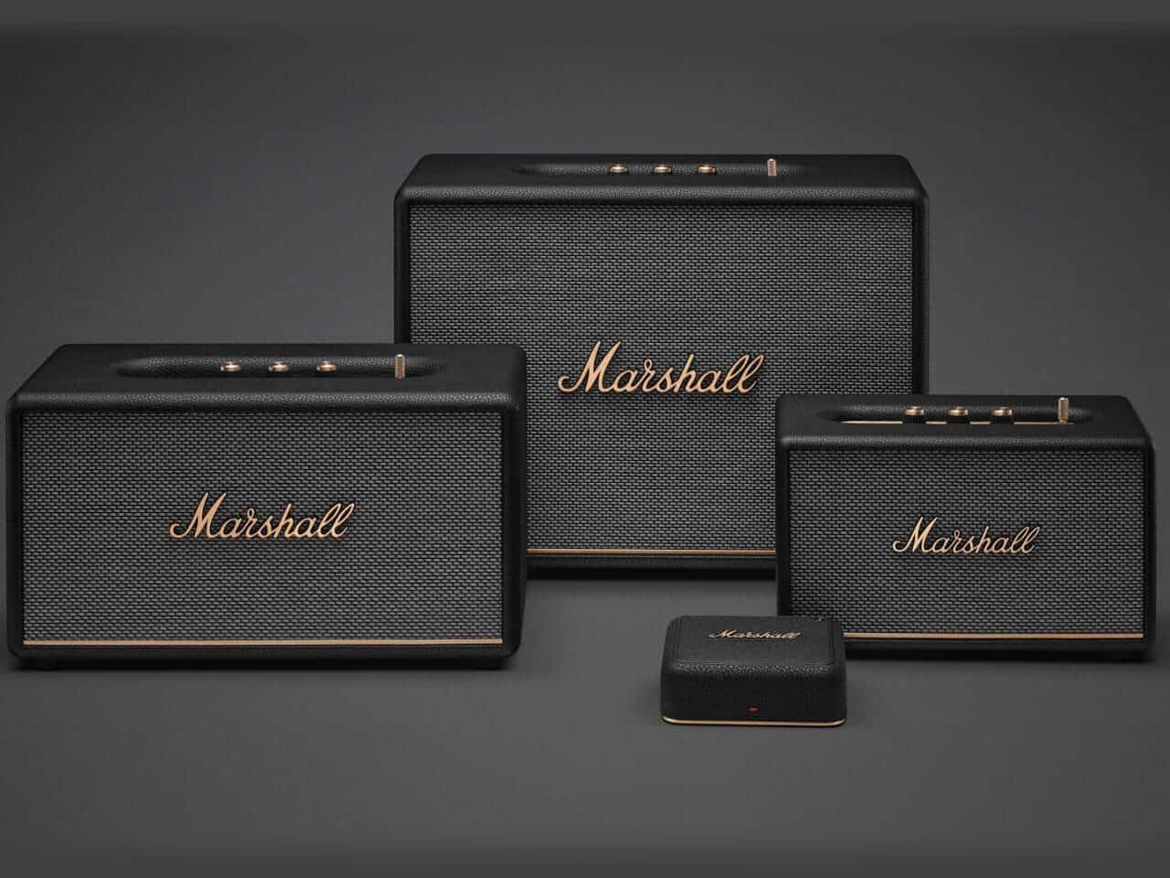 Marshall Heddon Hub connected to multiple speakers