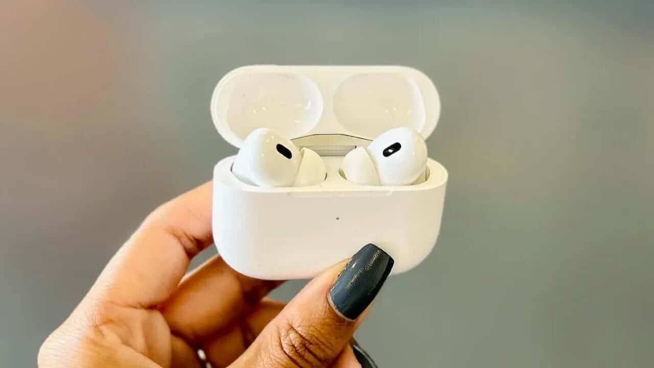 AirPods Pro 2 earbuds close-up