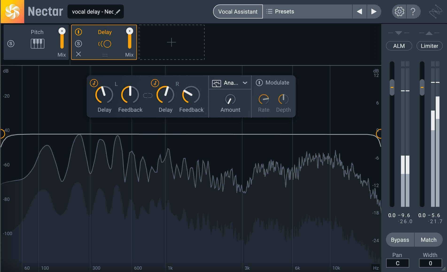 Using the Delay module in Nectar Pro for vocal throws