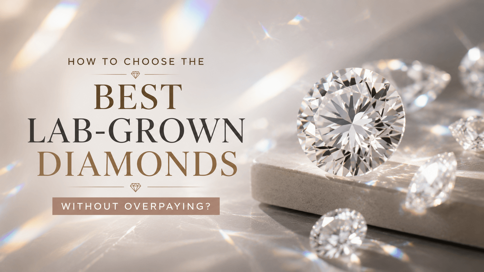 How to Choose the Best Lab-Grown Diamonds Without Overpaying?