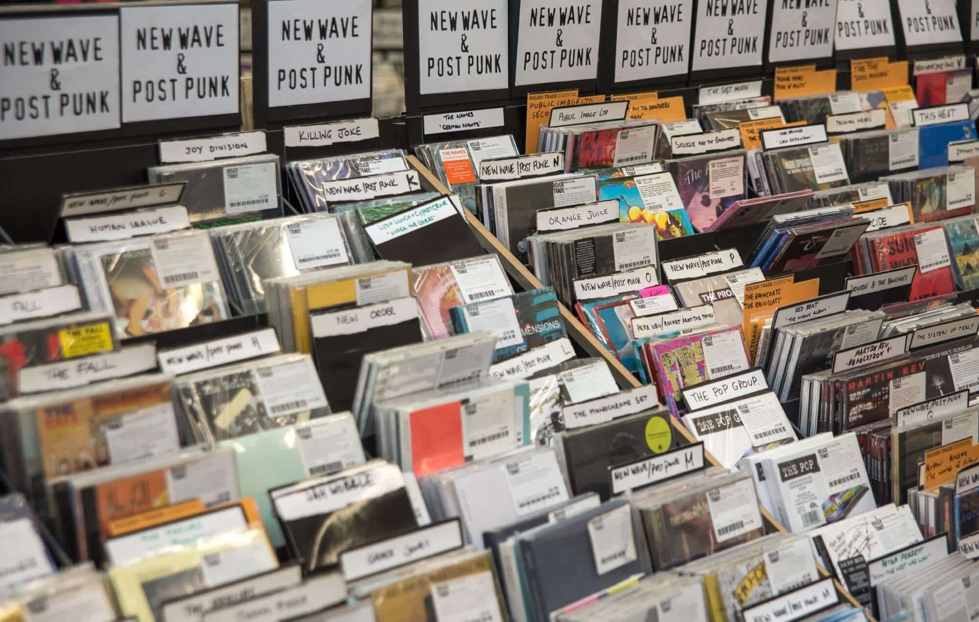 Rough Trade Records, a staple in the vinyl community.