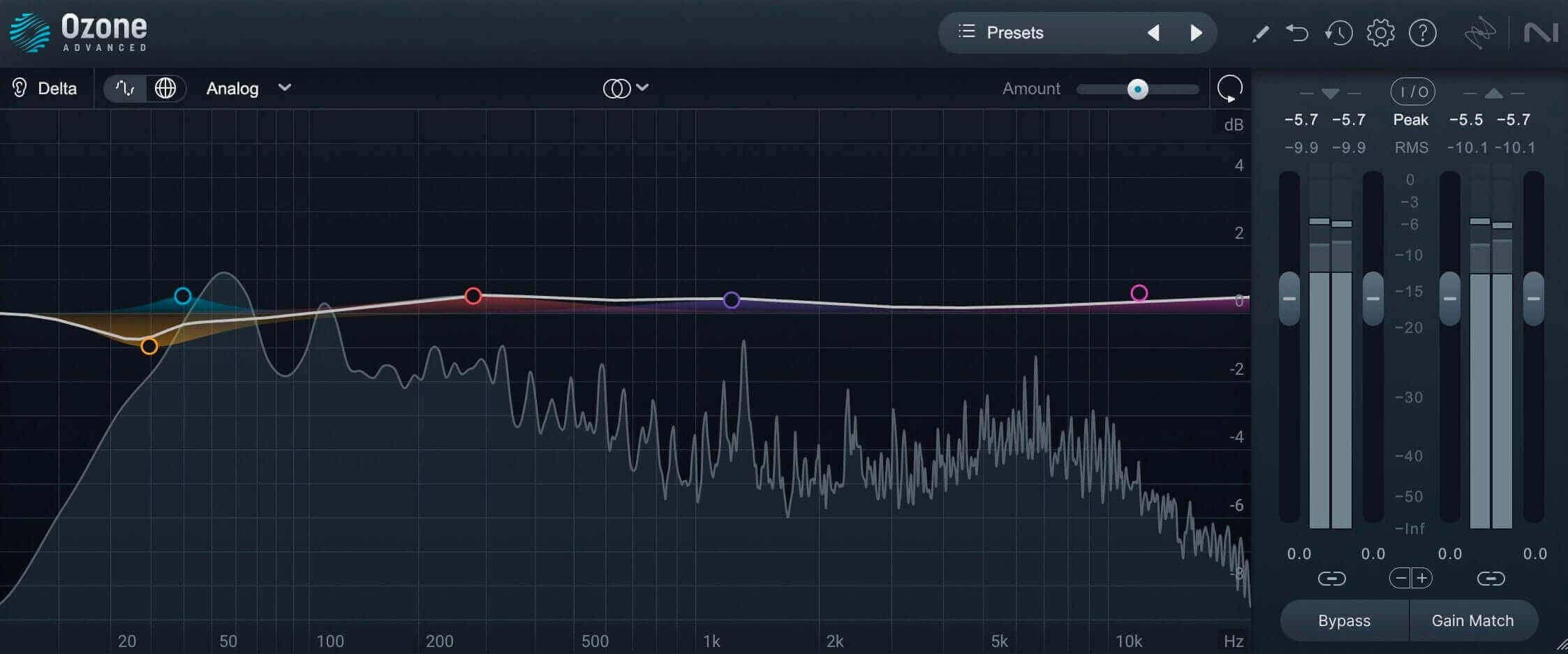 Screenshot 12 - Ozone EQ on stereo buss.jpeg