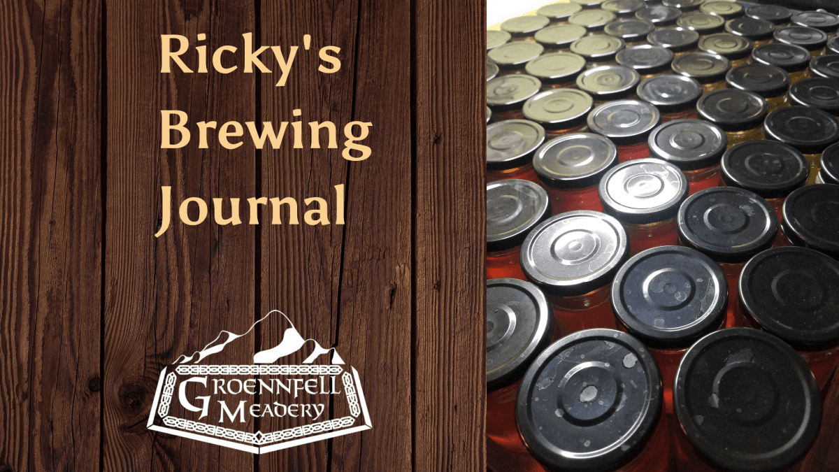 Ricky's Mead Brew Journal - Week of 10/17 - Cleaning!