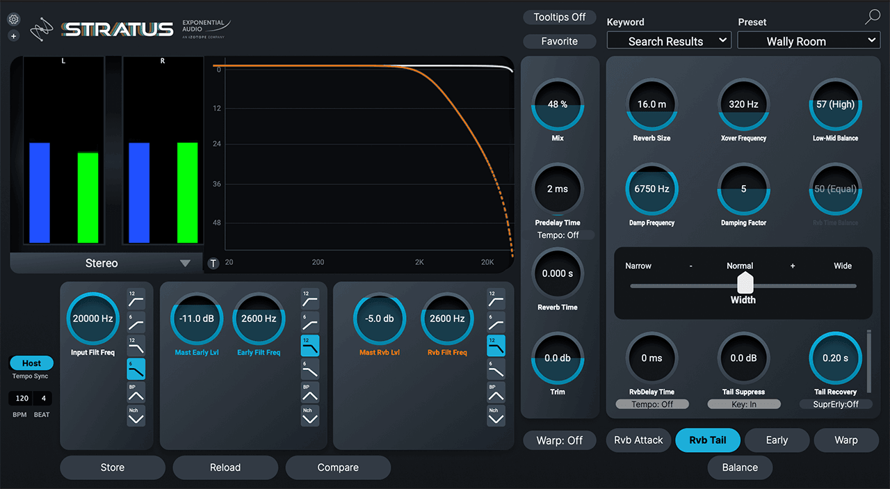 STRATUS reverb at beginning of automation