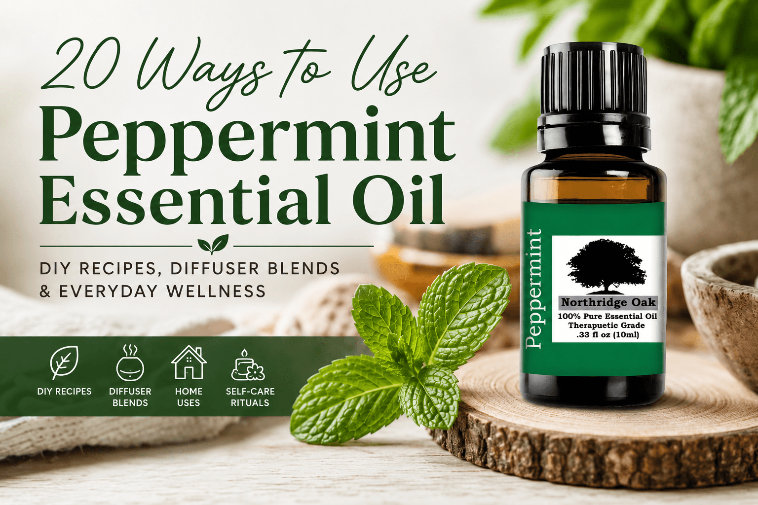 20 Peppermint Essential Oil Uses: DIYs & Everyday Wellness