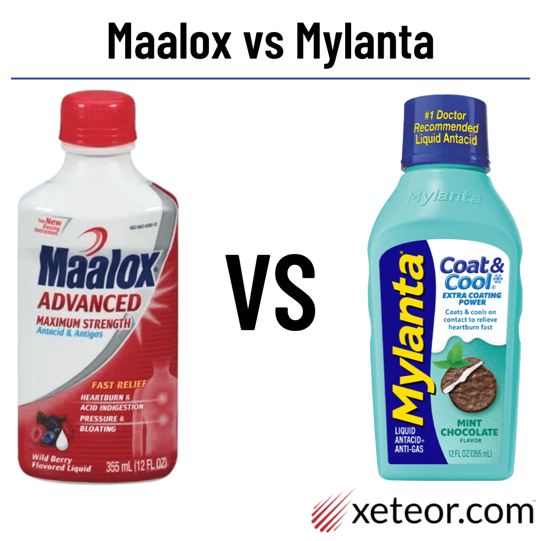Maalox vs Mylanta