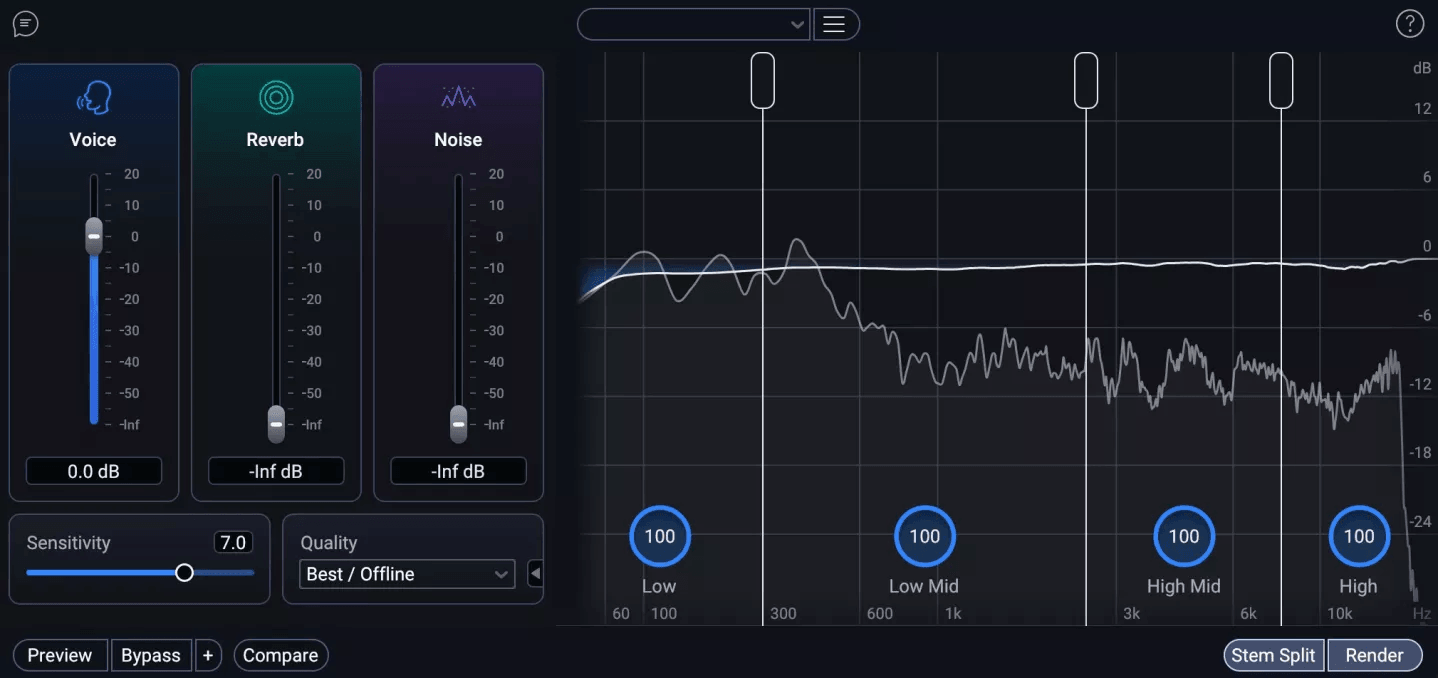 Dialogue Isolate in RX 12 Advanced