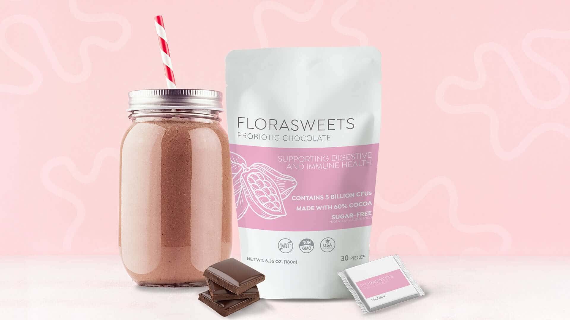 Gut Healthy  Probiotic Paleo Chocolate Smoothie Recipe