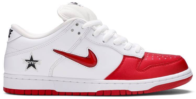 Supreme x Dunk SB Low Varsity Red