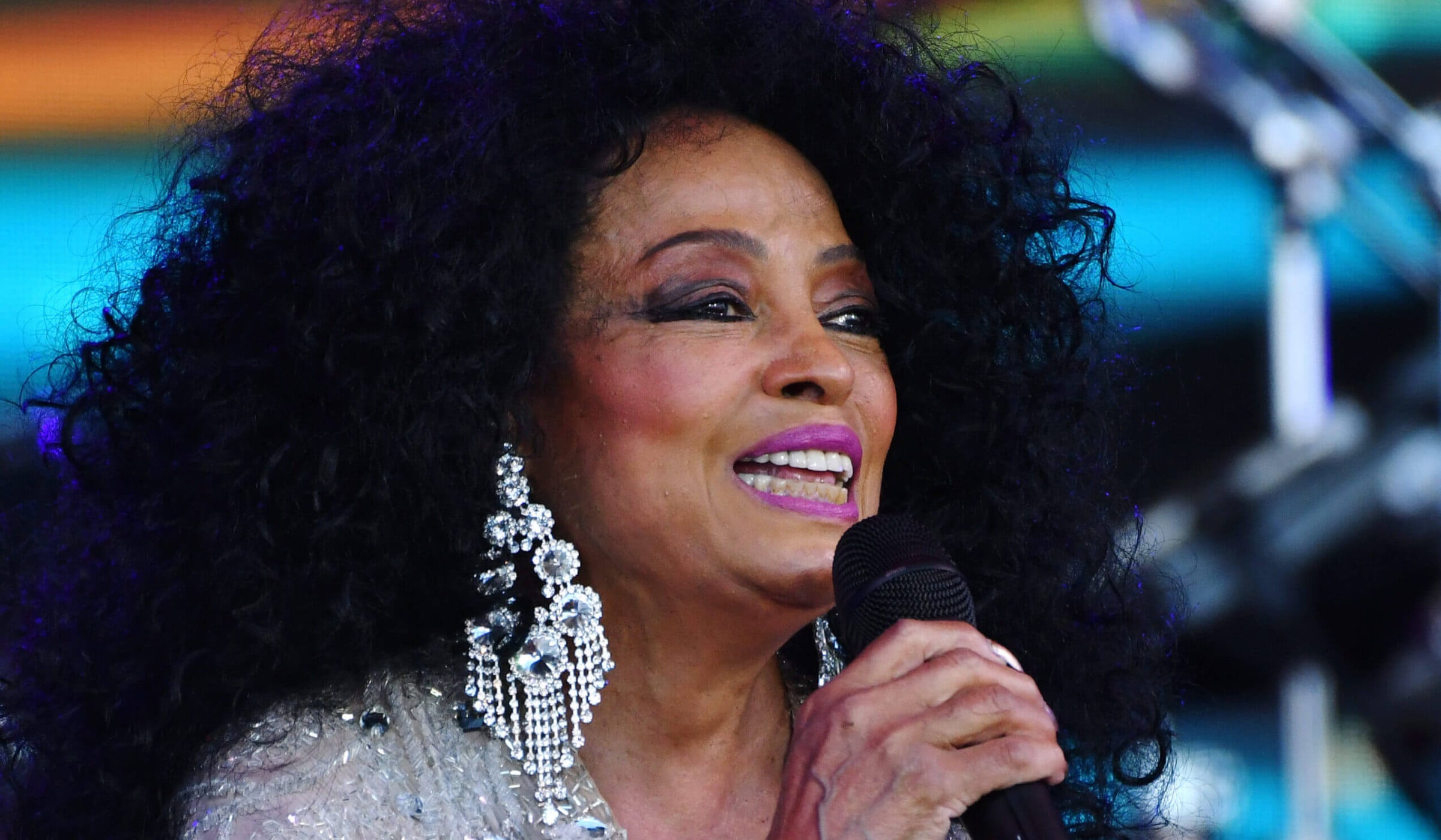Diana Ross performing live