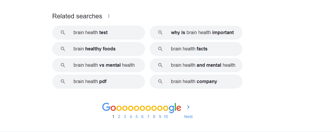 Google Search SEO Keywords Related Searches