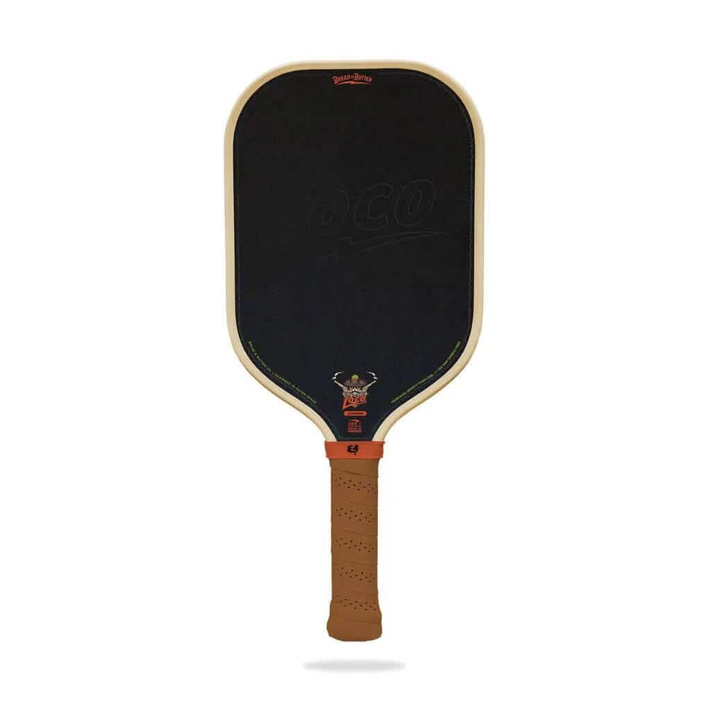 pickleball paddles for tennis players Bread and Butter Loco elongated paddle