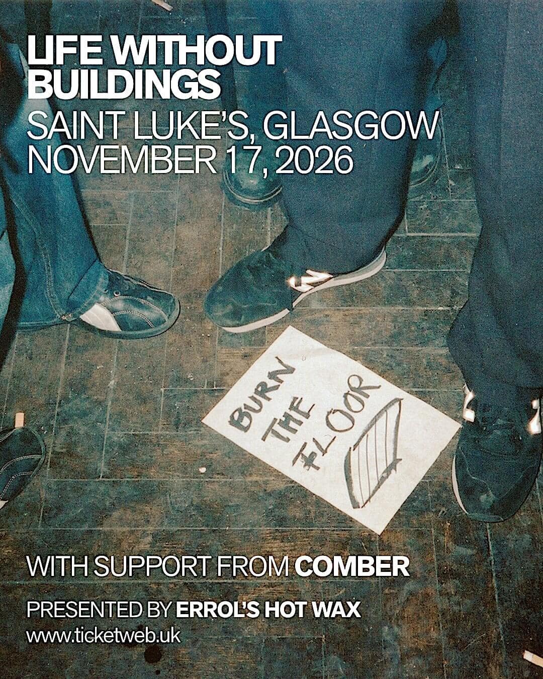 Life Without Buildings gig poster