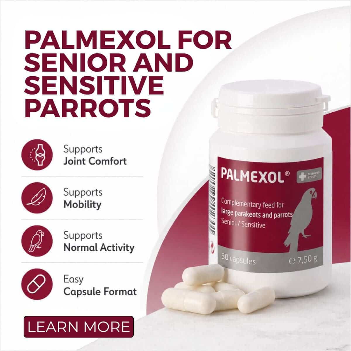 New To Parrot Essentials: Palmexol For Senior And Sensitive Parrots