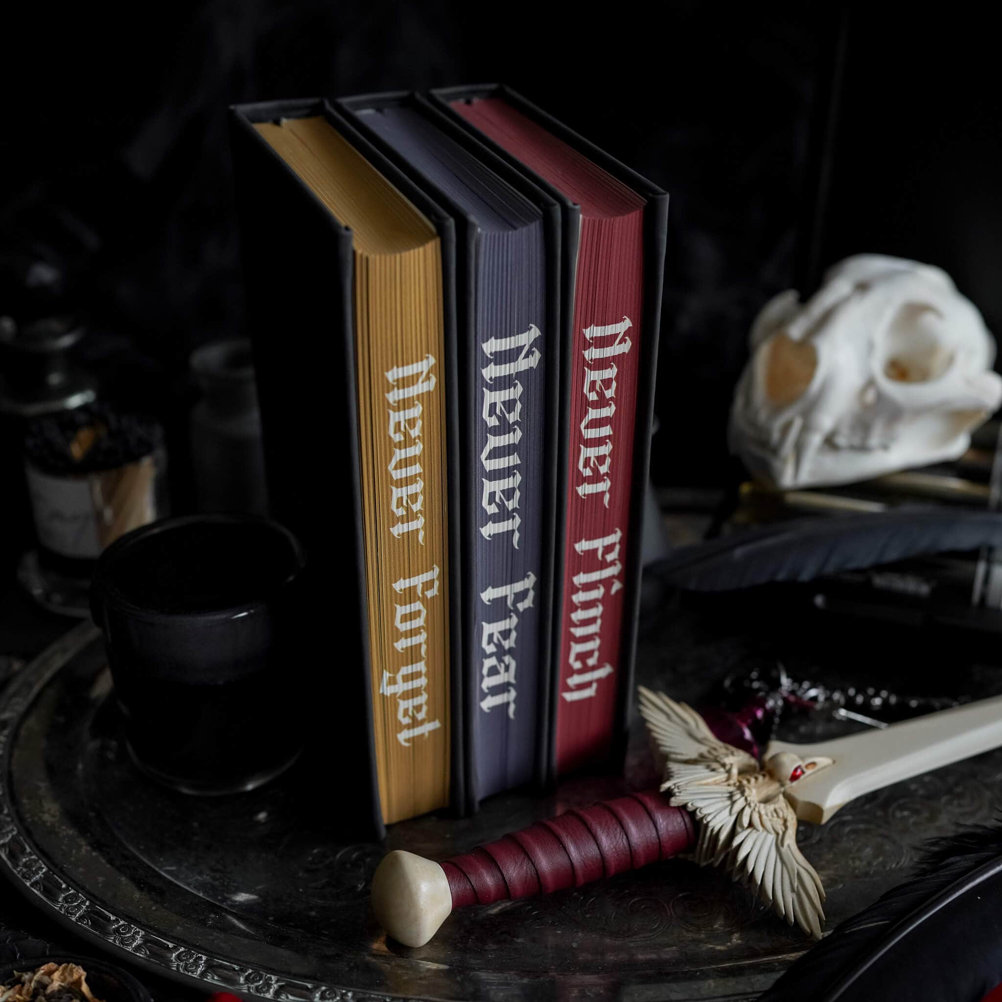 LitJoy Crate's The Nevernight Chronicle Box Set by Jay Kristoff