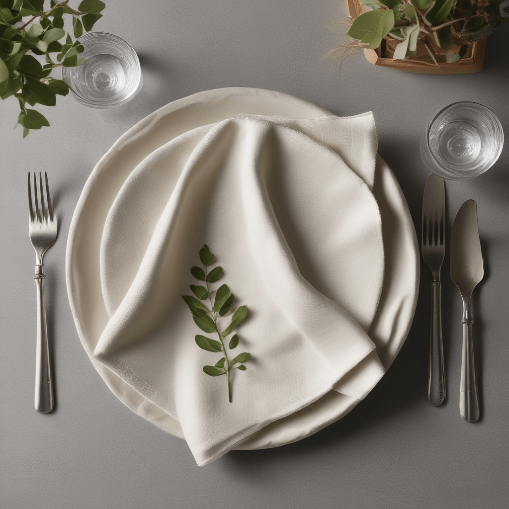 Who Sells Napkins And Tablecloths In Bulk Linen-Style Napkins In Bulk For A Restaurant?