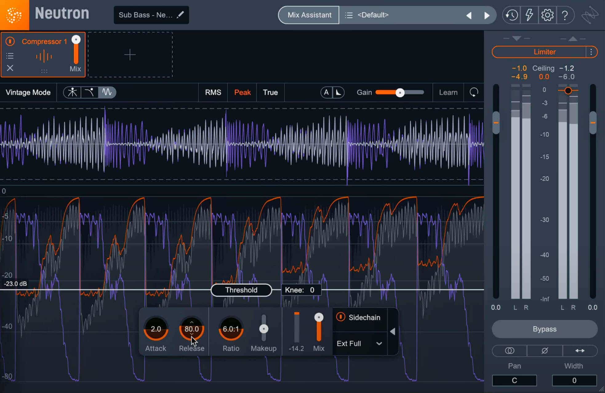 Oscilloscope view in Neutron