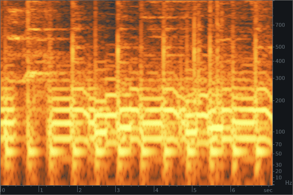 Audio with −100% contrast