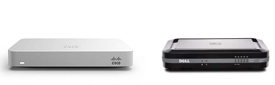 Small Business Firewalls Compared: Meraki MX64 vs. Dell Sonicwall Soho