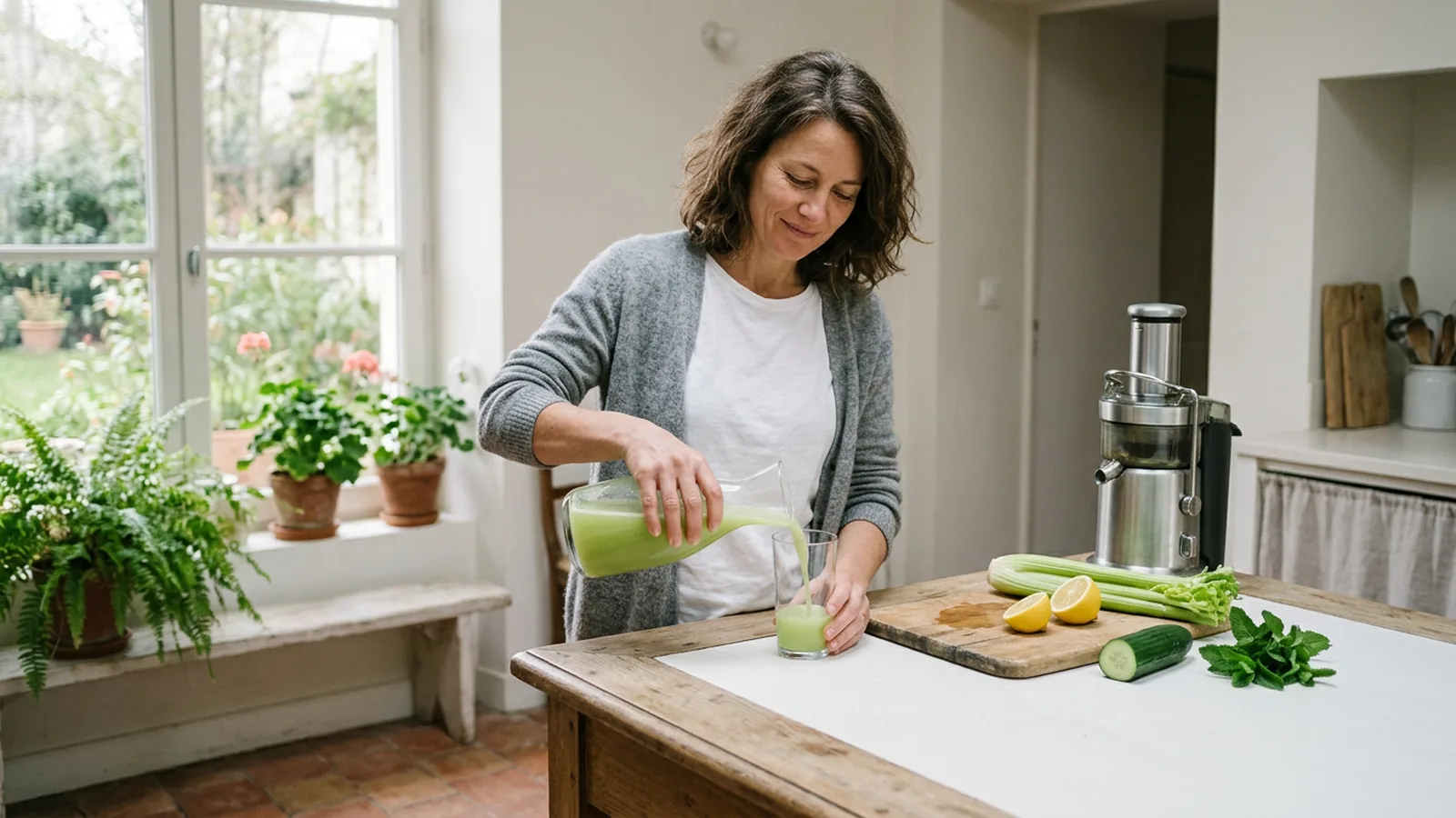 Jus drainant : recettes maison et ce qu'un jus apporte vraiment