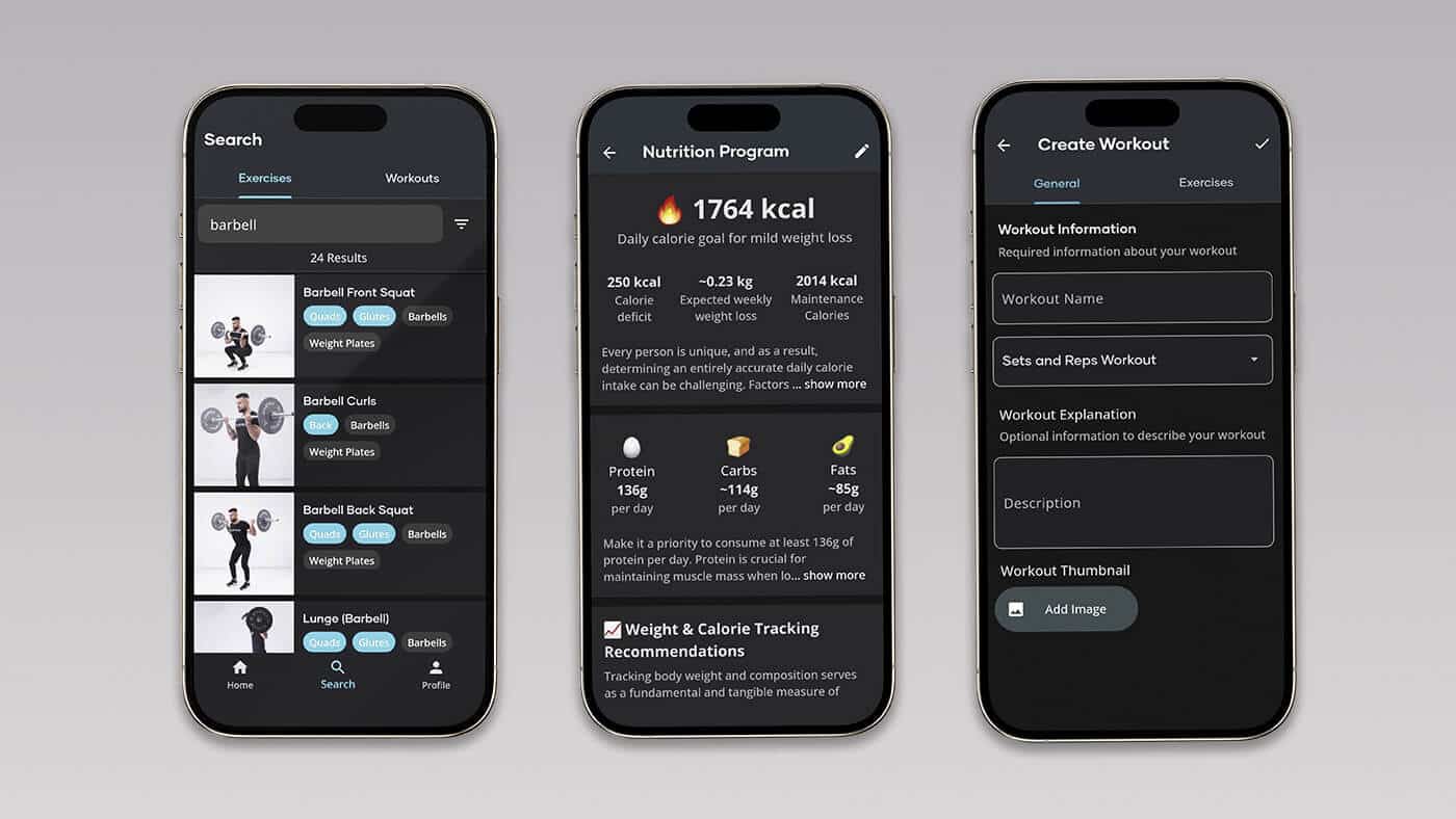 Fitness App von Atletica