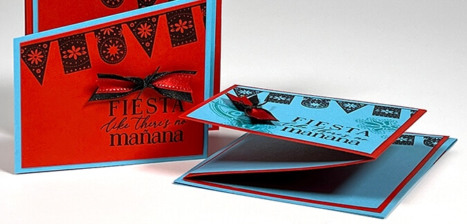 Diagonal Z-fold Card Formula - Make fancy folded cards FAST!