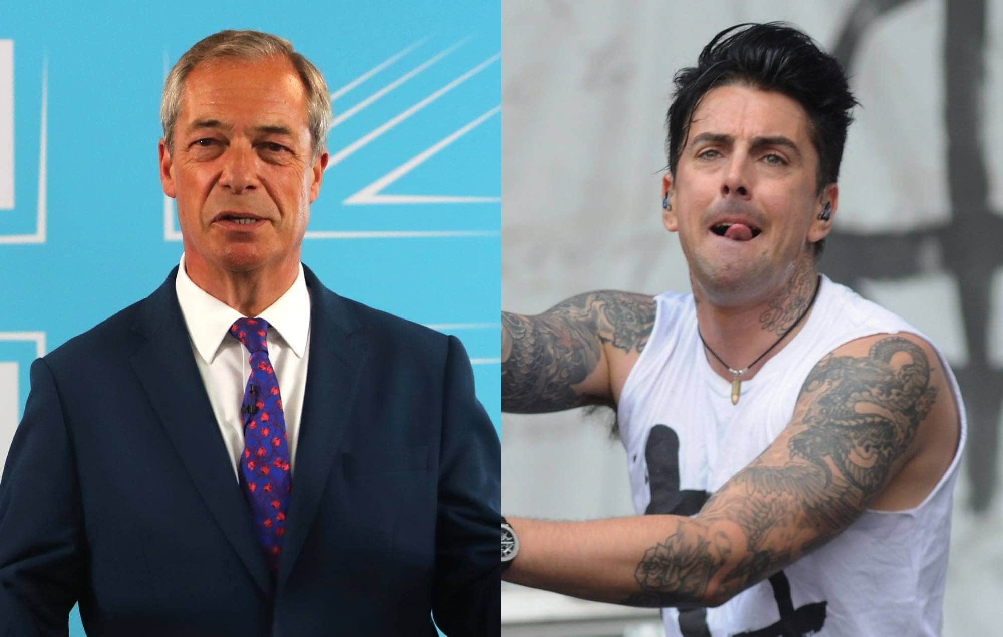 Nigel Farage Duped Into Paying Tribute to Late Lostprophets Singer Ian Watkins on Cameo