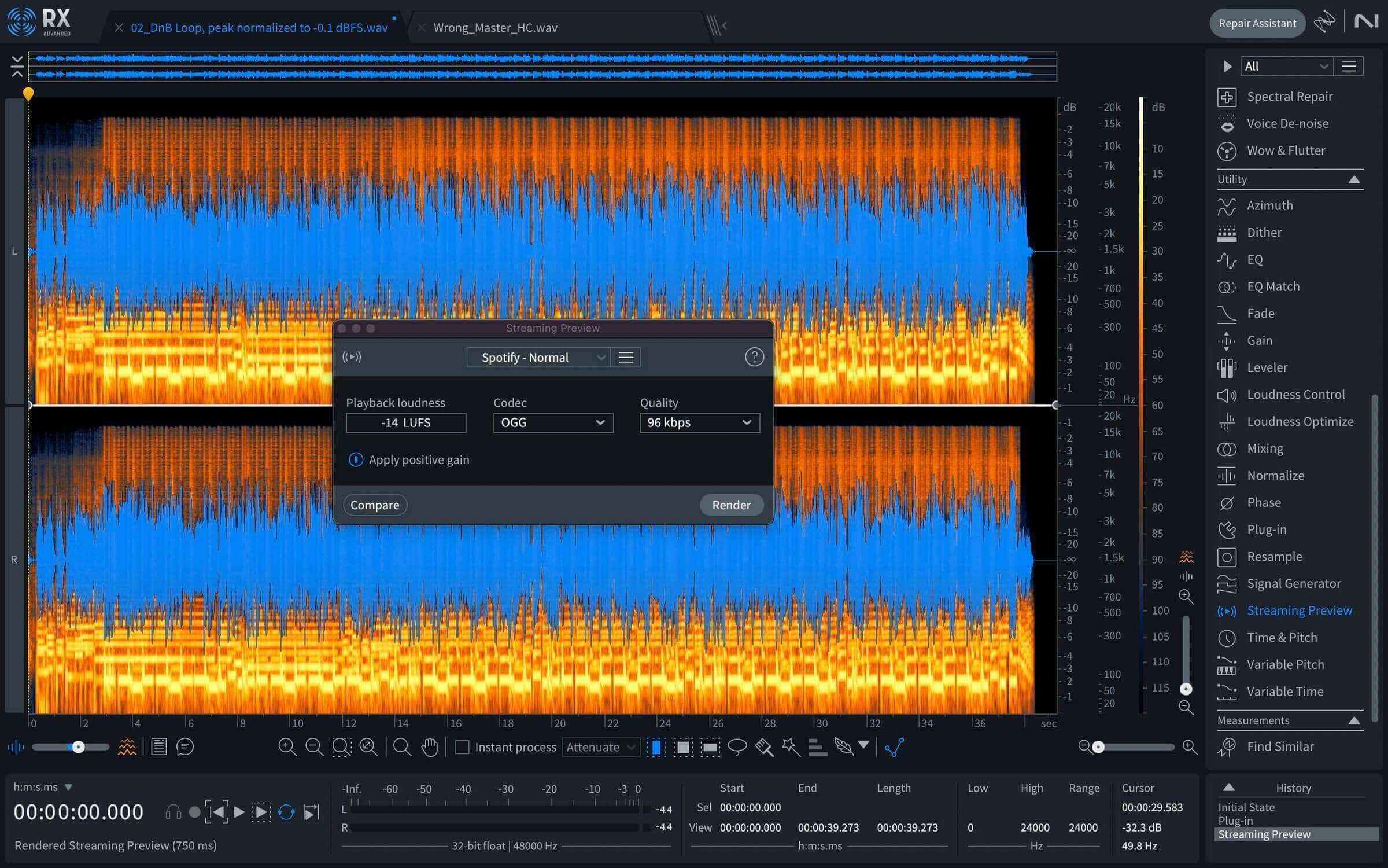 The Streaming Preview module in RX 11