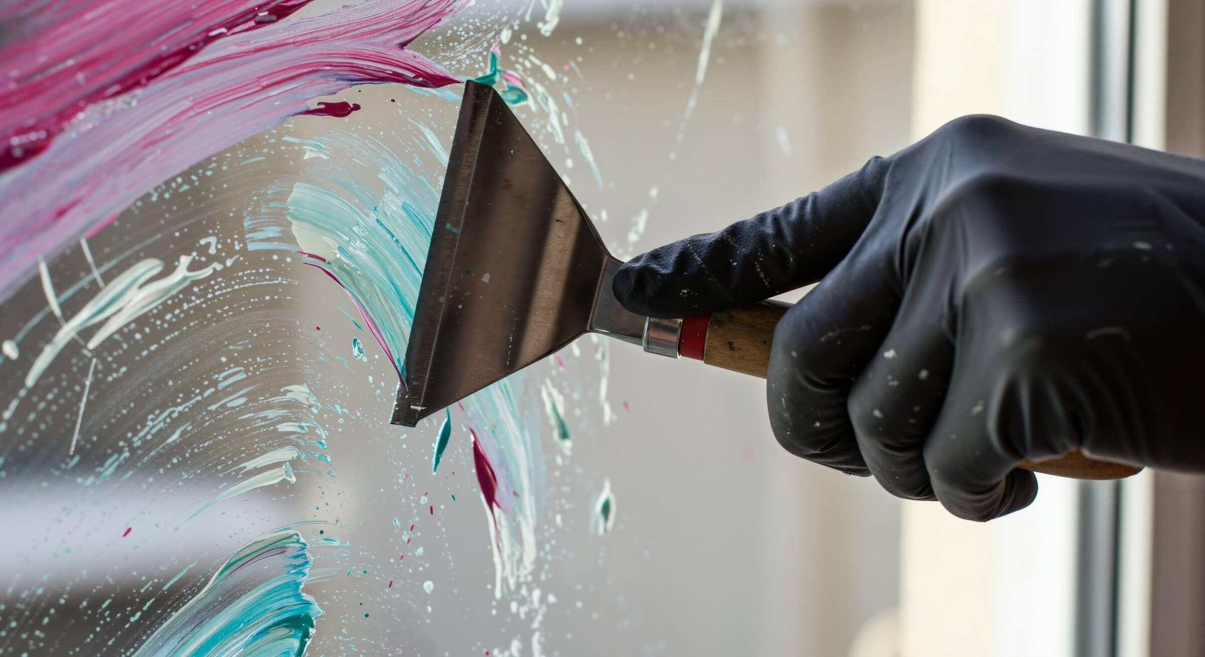 removing silicone from glass