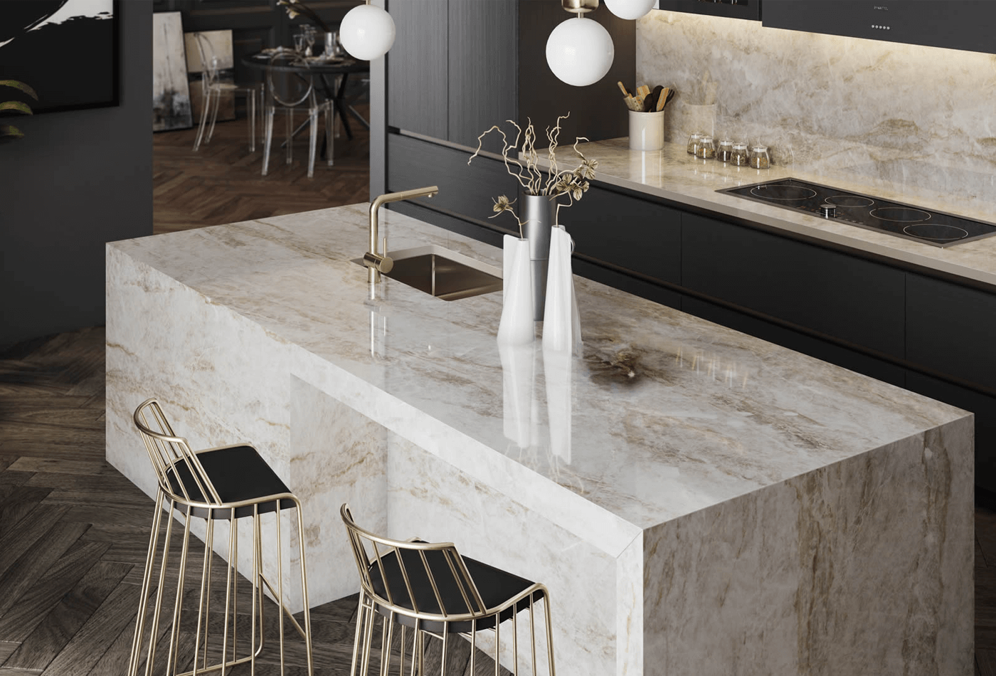Solid Surface Worktops: Kitchen Countertops For Stylish Look