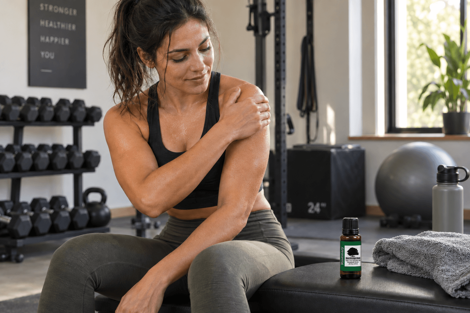 Rosemary Essential Oil for Sore Muscles and Massage