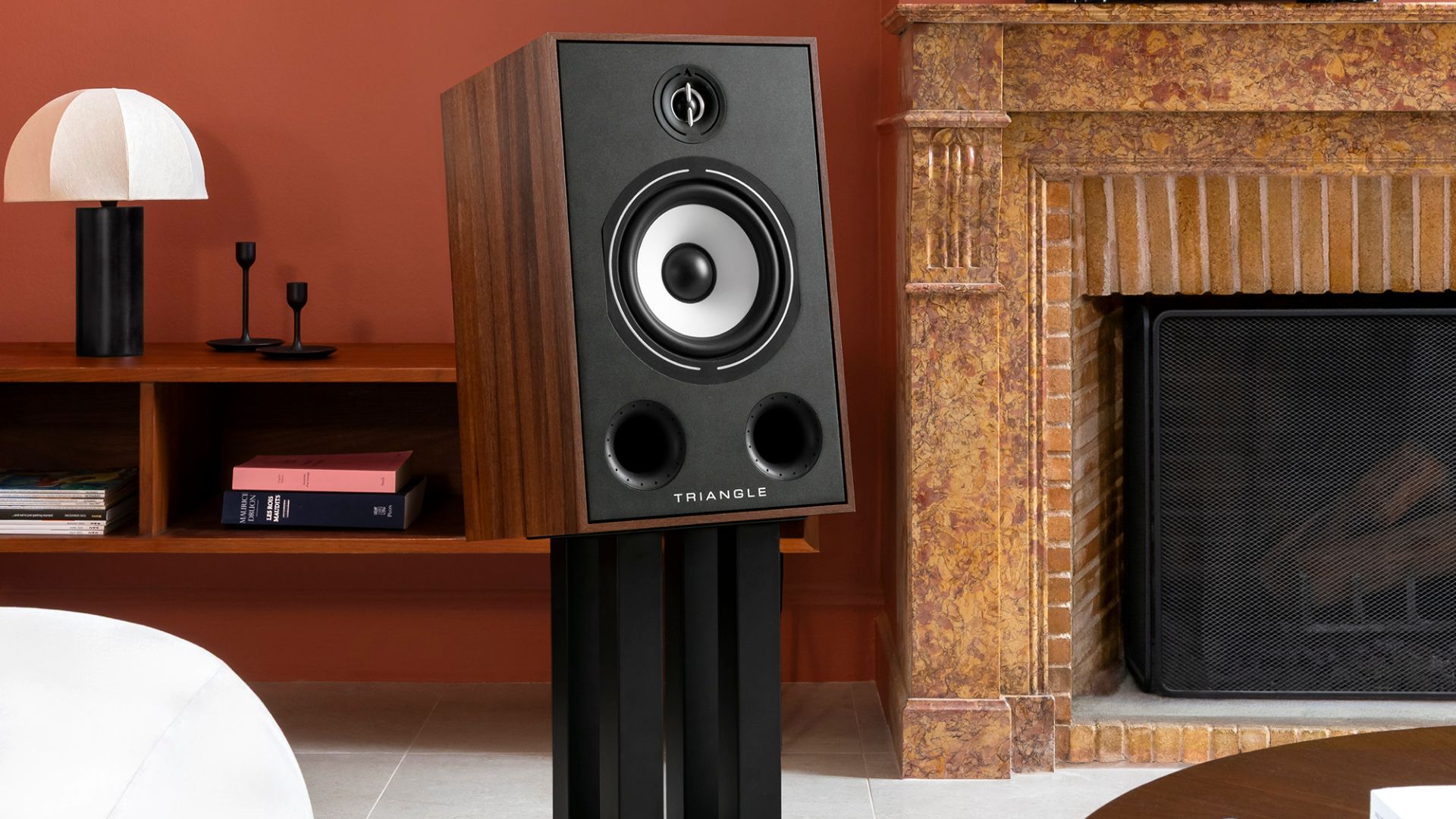 Triangle Borea BR05 speaker cabinet and front-facing ports