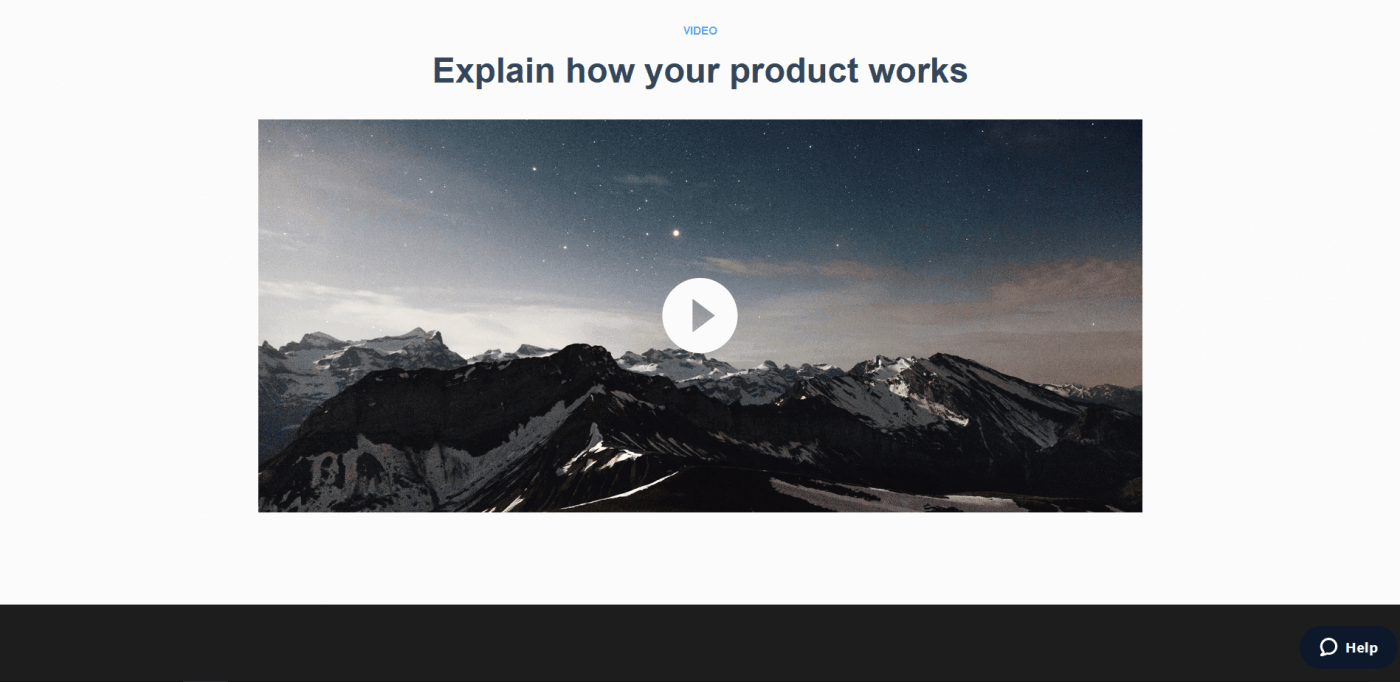 Instapage template trial signup four
