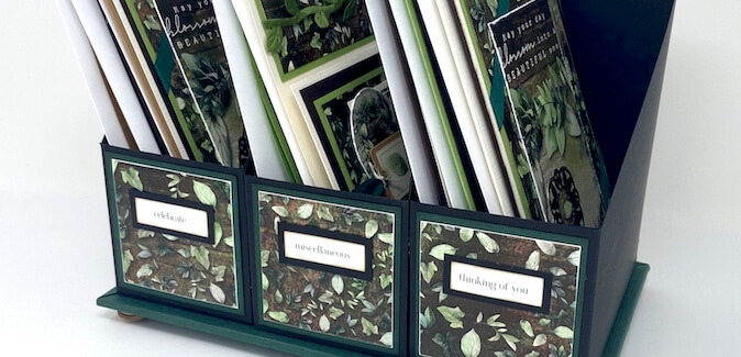Flourish 5x7 Card Caddy - Grow your project making skills!