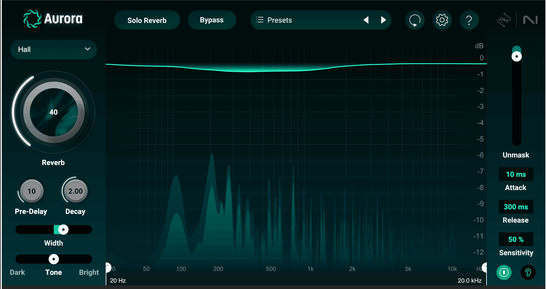 iZotope Aurora reverb plugin