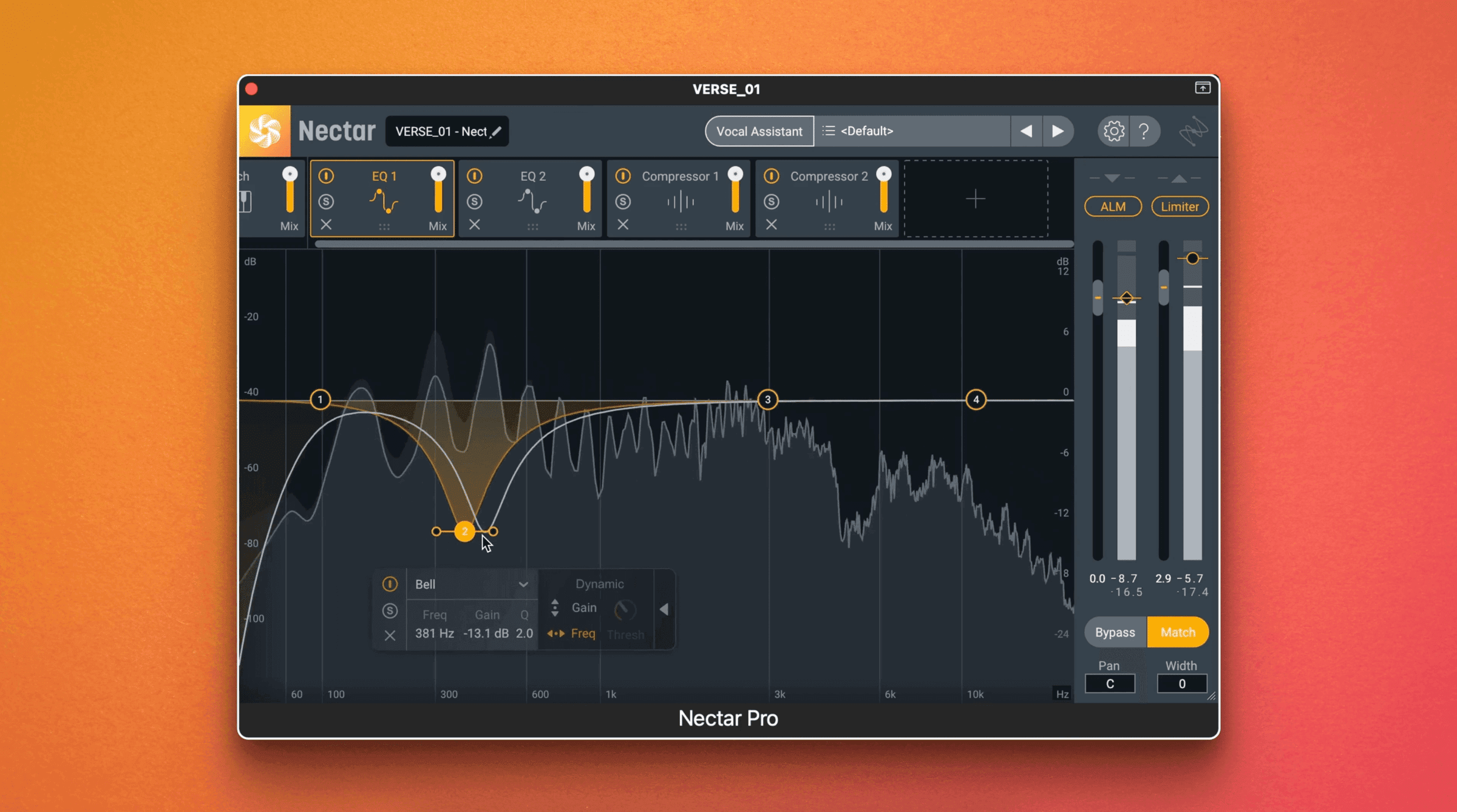 frequency follow mode in nectar
