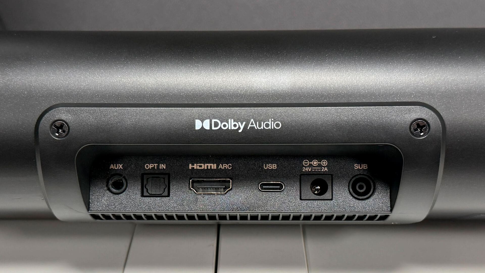Compact, simple, yet surprisingly capable soundbar system.