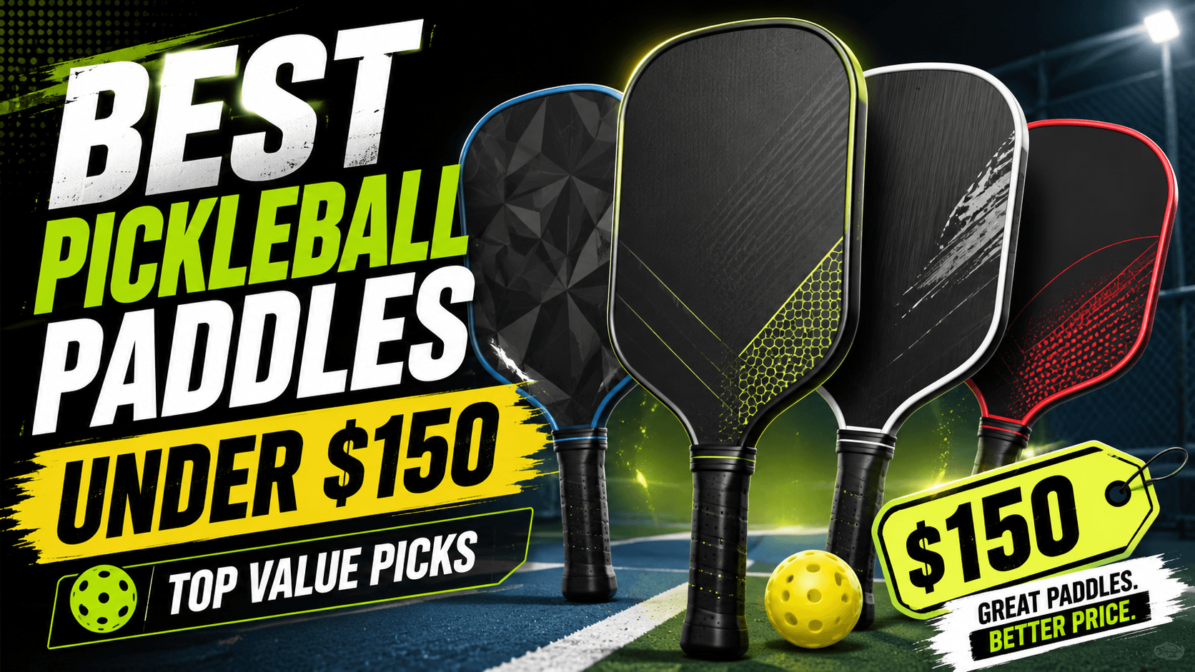 Best Pickleball Paddles Under $150 in 2026
