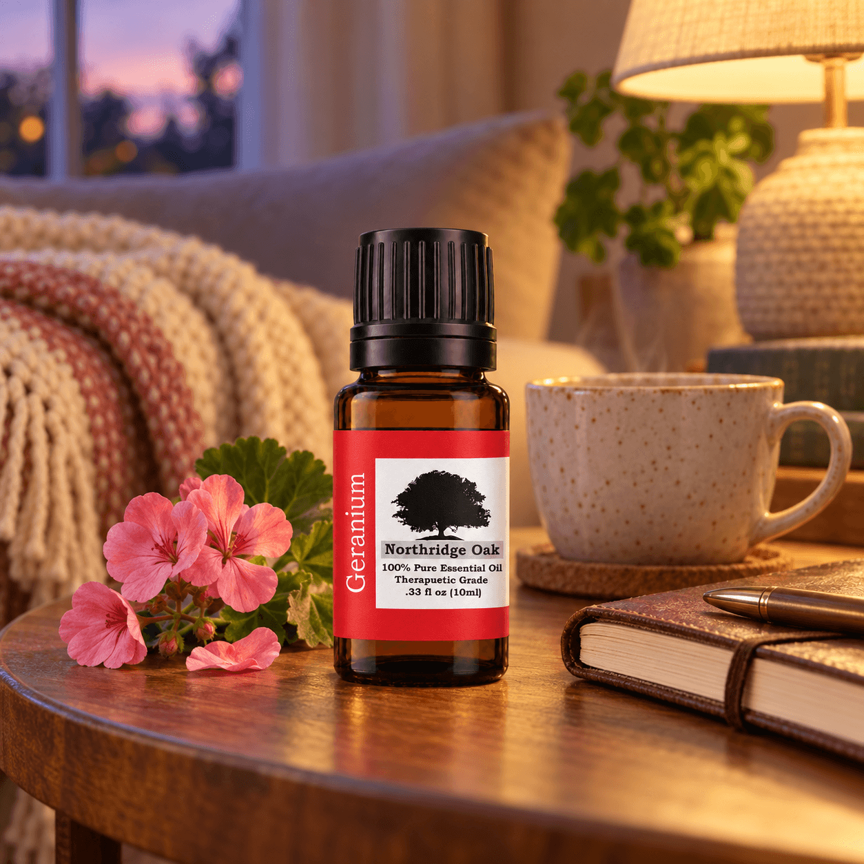 Geranium Essential Oil for Mood and Relaxation