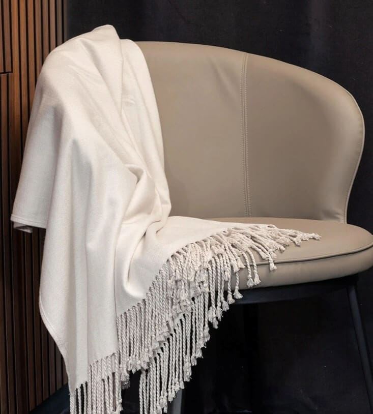 Throw Blanket over a chair