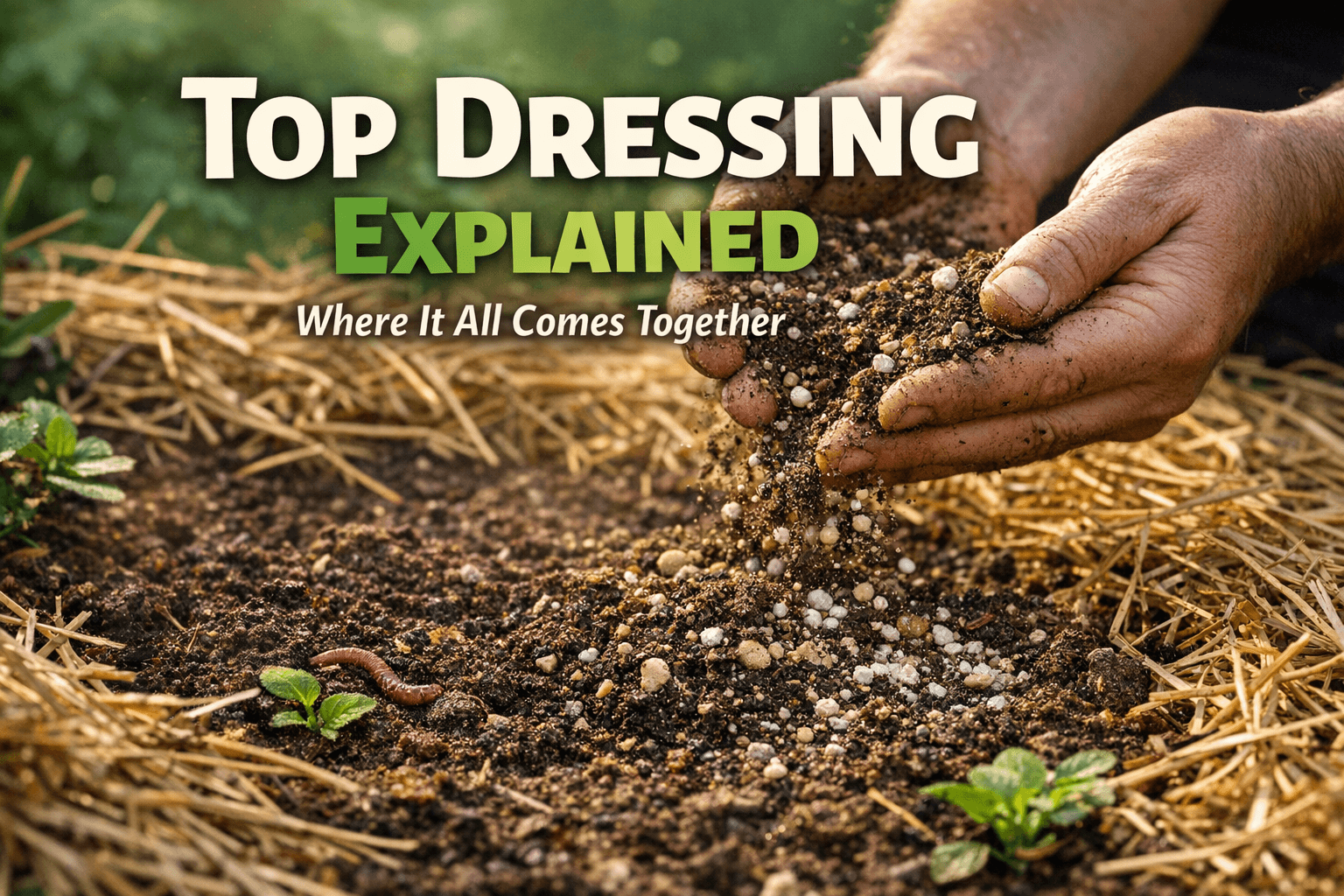 Top Dressing Living Soil Explained, Where It All Comes Together