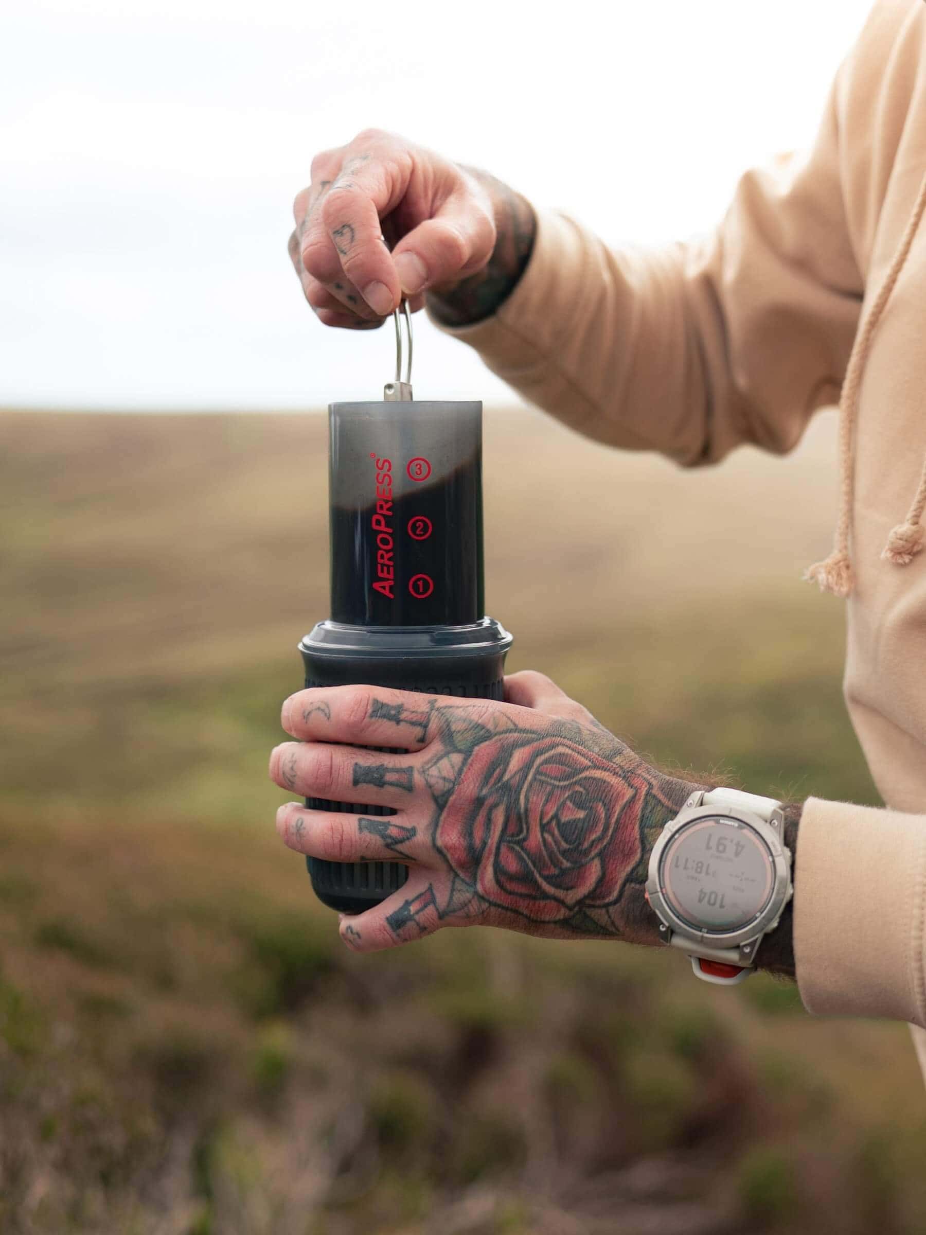 How to Make Coffee with an AeroPress Using Fuelled Omni Ground Coffee